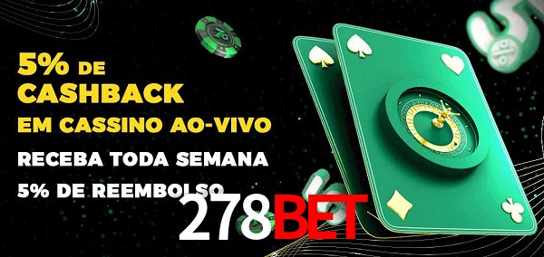 Promoções do cassino ao Vivo 278bet